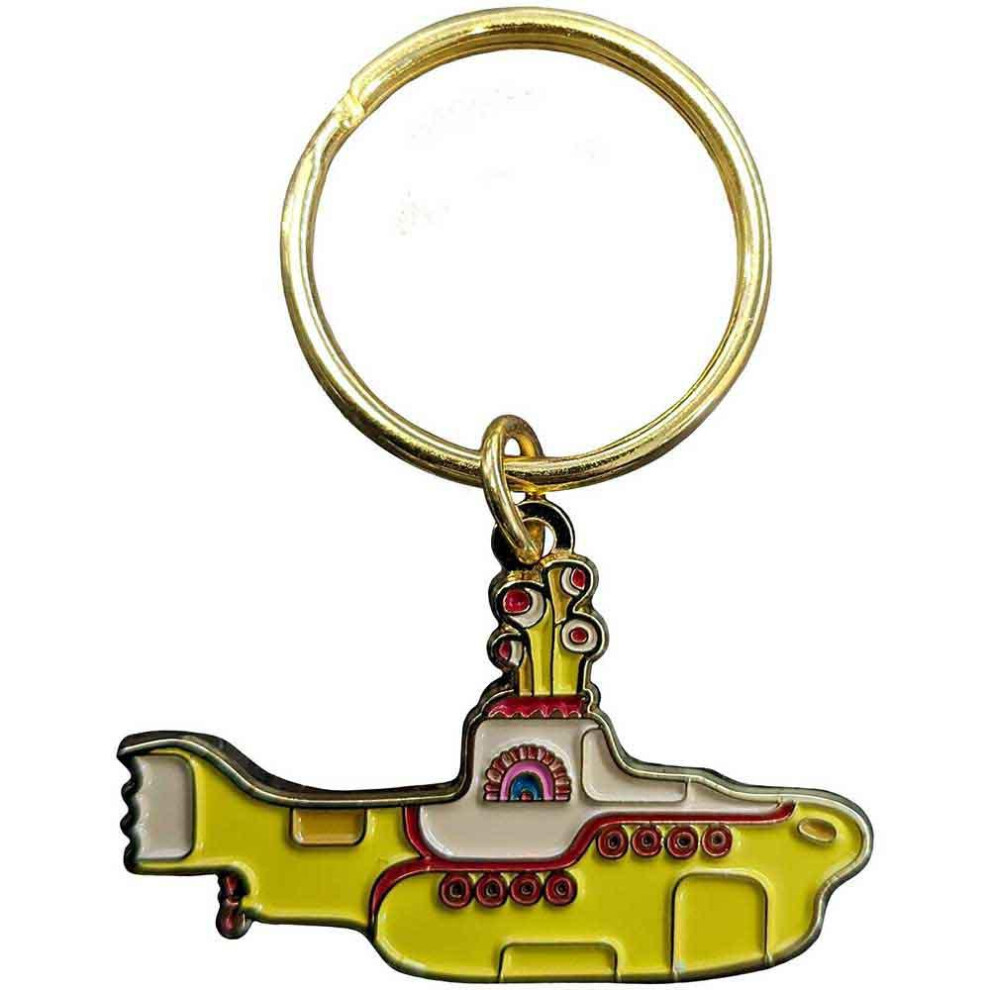 The Beatles The Yellow Submarine Keyring Gold,Yellow
