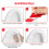 4 Sets Pipi-Schutz für Toilettensitz, 1