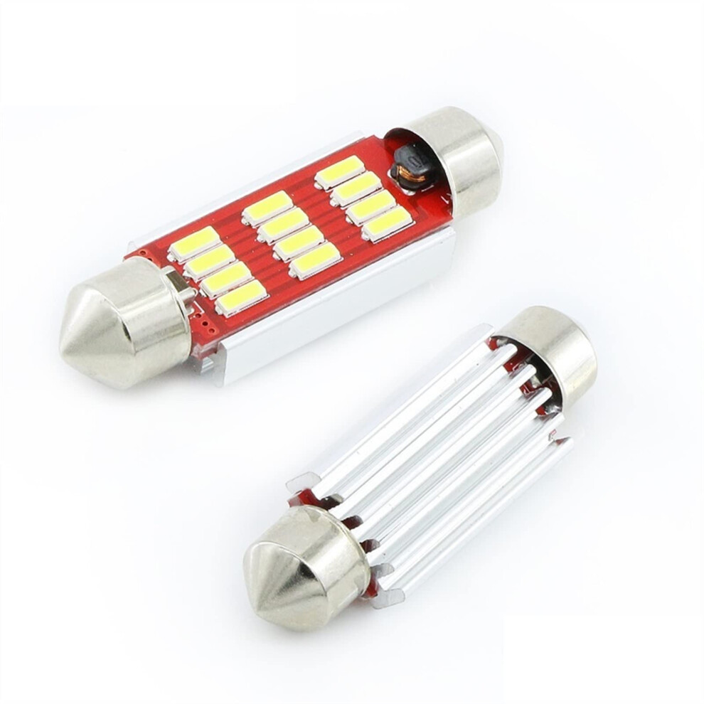 2X 39Mm Bulb License Number Plate 12V For Mercedes Ew211 Eclass E320 E350 E550 E55 W164 Ml350 Led Lamps Light 9382693640819