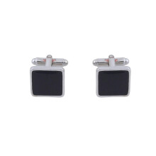 Men's Cufflinks Silver Wedding Square for Valentine's Day Christmas Gift with Box