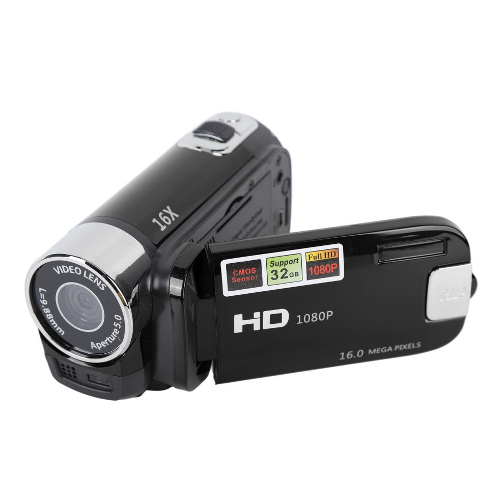 Digital Video Camera 4K 48Mp Dv Camera 2.7 Inch Tft Rotating Screen 16X Digital Zoom Video Camera With Usb Cable (Black) Black 9382693640871