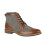 (7 UK, Tan) Roamers Mens Herringbone Leather Ankle Boots 1
