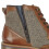 (9 UK, Tan) Roamers Mens Herringbone Leather Ankle Boots 2