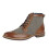 (7 UK, Tan) Roamers Mens Herringbone Leather Ankle Boots 3