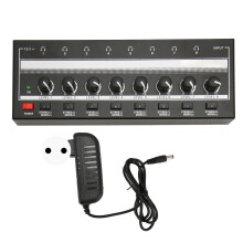 Amplificatore per cuffie a canale con monitor a basso rumore, amplificatore stereo compatto e portatile per uso in studio, alloggiamento in materiale