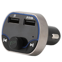 Transmissor Bluetooth 5.3 FM inovador para entretenimento perfeito no carro, compatível com formatos de música sem perdas FLAC, WAV e APE, e luz
