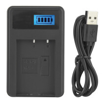 Intelligentes LCD-Ladegerät für NP-95, tragbares Ladegerät mit USB-Anschluss, Ersatzladegerät mit automatischer Ladeabschaltung,