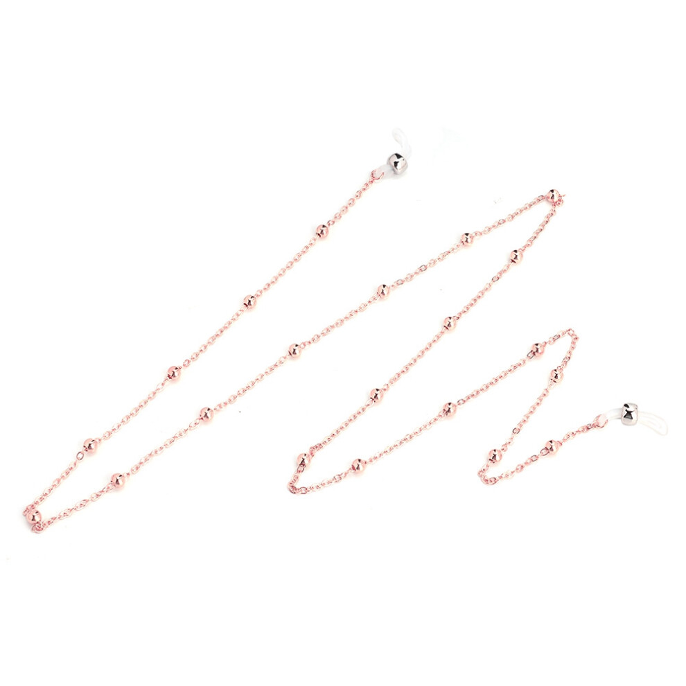 Fashionable Eyeglass Chain for Women, Fade-Resistant Multi-Functional Design Eyeglasses Holder Necklace, Adjustable Holders with Round Bead