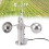 Anemometer Wind Speed Detector, Easy Installation 3 Cups Sensor with High Performance Imported Bearings and Low Consumption, 360 Degree Measuring for 5