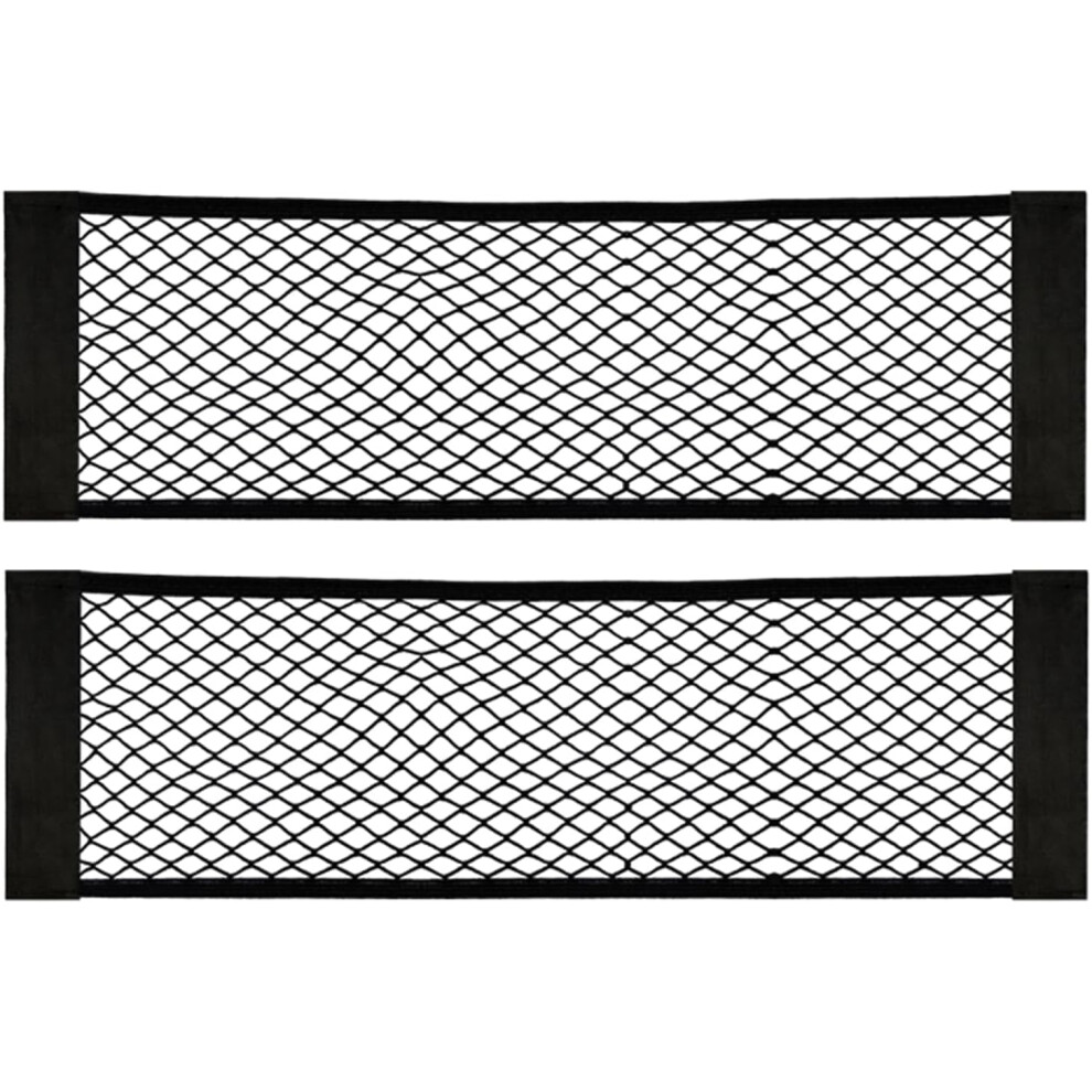 Car Storage Net For Vehicle Organization, Universal Fit Elastic Cargo Net With Strong Adhesive Strips, Stretchable Mesh Net For Suv Truck Rv Boat 9169997451712