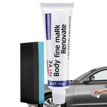 Car Scratch Remover Kit AllinOne Paint Correction for Scratches and Swirls, Restores Glossy Finish
