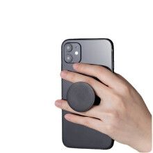 Impugnatura per telefono per utilizzo con una sola mano, anelli metallici regolabili anti-caduta per la maggior parte dei telefoni cellulari,