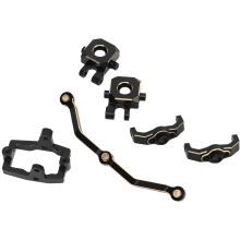 Kit de Coupelle de Direction en Laiton Black Gold pour RC 1/18 TRX4M Traxxas