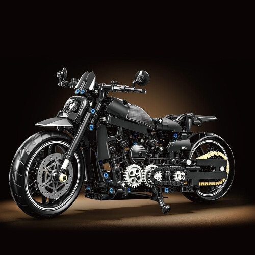 Technic Motorcycle Building Kit for Harley Davidson, 816 Pieces, Technic Motorcycle Building Set, Compatible with 1