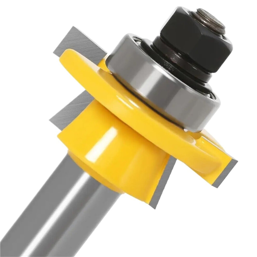 Shaker Rail And Stile Router Bits 2Pcs Set 12Mm Cutter 1/2 Inch Shank Carbide Tenon Cutter Woodworking Tools 9382693826367