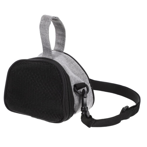 Breathable Hamster Carrier Bag with Adjustable Shoulder Strap for Small Pets