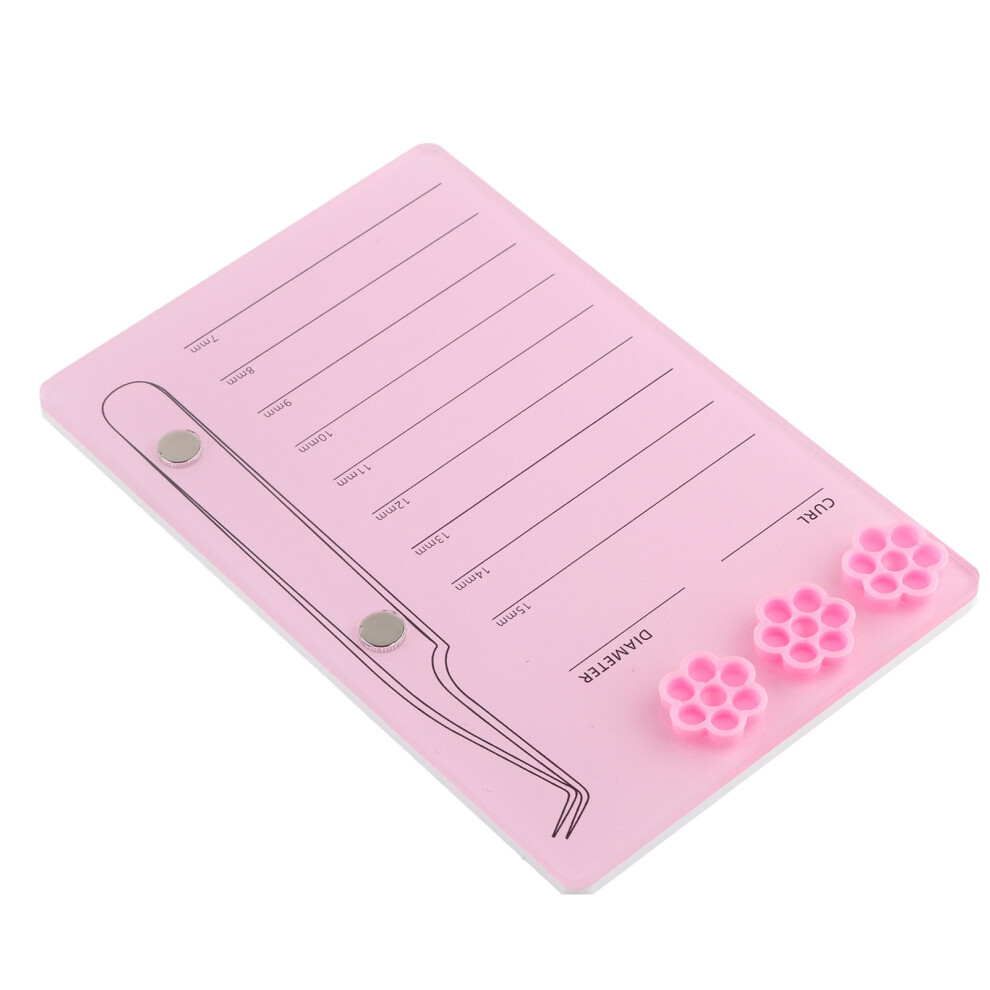 Durable Eyelash Extension Tray with Thickened Acrylic Material