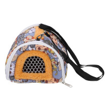 1 piece carrying bag for small animals, breathable hamster carrier, handy outdoor bag for guinea pigs and chinchillas for outings and trips