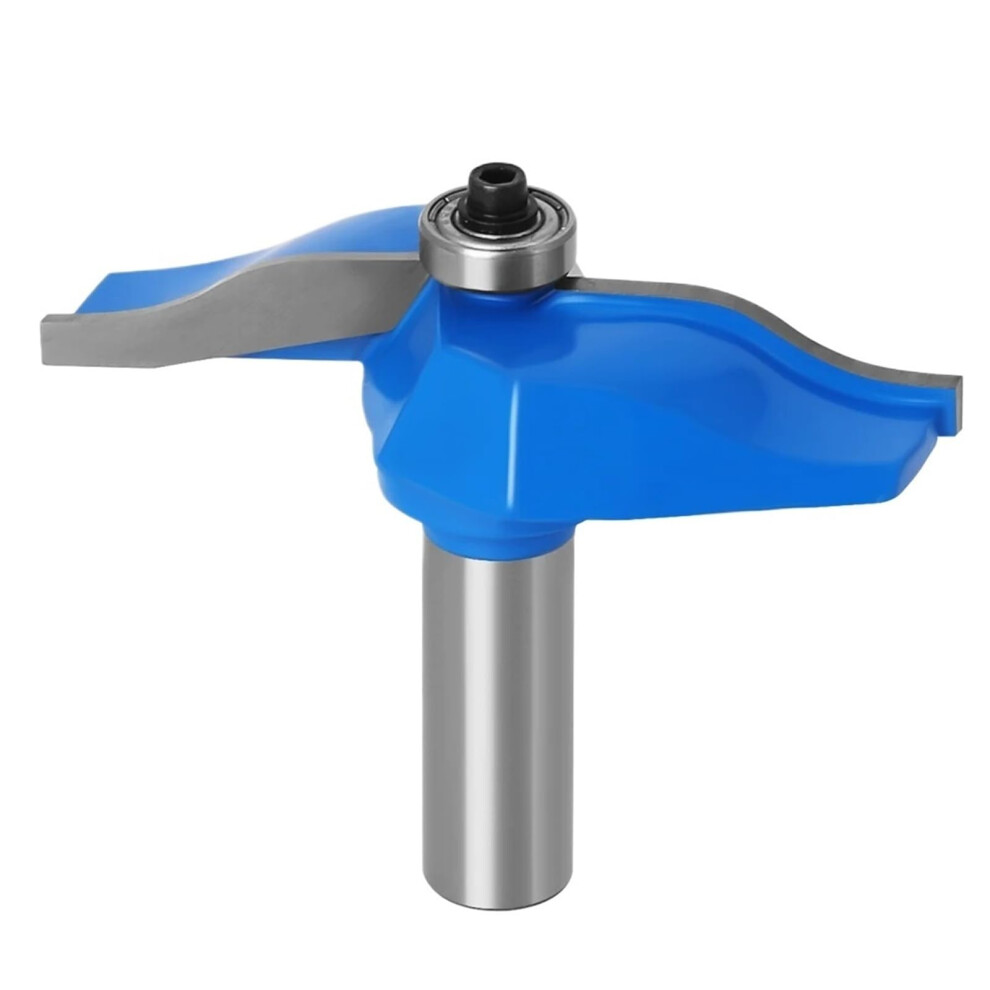 12Mm 1/2 Shank Round Over Rail And Stile With Cove Panel Raiser 1Bit Router Bit Set Tenon Cutter 12.7Mm Shank 9365369508392