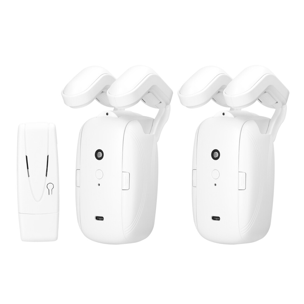 2 Stück Tuya WiFi Intelligenter Vorhangmotor