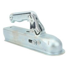 2in Steel Trailer Coupler 800KG for RV Boat Camper, Rust-Resistant