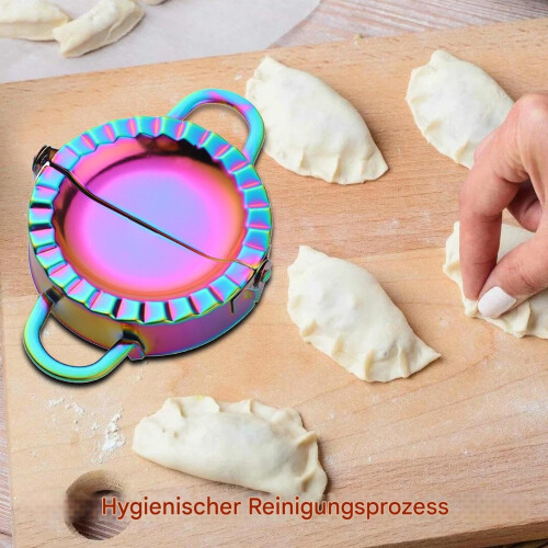 Tortilla Press and Dumpling Maker Stainless Steel LeakProof Easy Clean Kitchen Tool 1