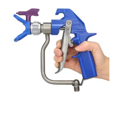 Airless spray gun, 4finger 1/4 inch HD texture 241705 with guard 5000PSI for 960/7900/833 spray machines