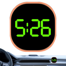 Dashboard Clock, Clear LCD Screen, Dashboard Watch, Vehicle Adhesive Clock with LCD Time Display for Car, Truck