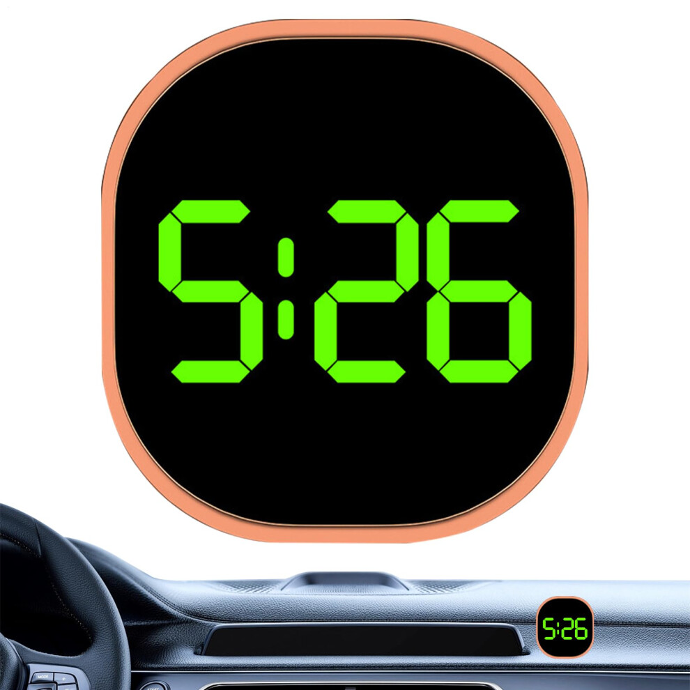Dashboard Clock, Clear Lcd Screen, Dashboard Watch, Vehicle Adhesive Clock With Lcd Time Display For Car, Truck 9347817946901