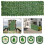 Outsunny Outsunny Artificial Leaf Hedge Panel Garden Fence Privacy Screen on Roll 1m x 3m 7