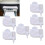 6Pcs White Ink Damper Replacement for DX5/6/7 Printers, PP Material 1