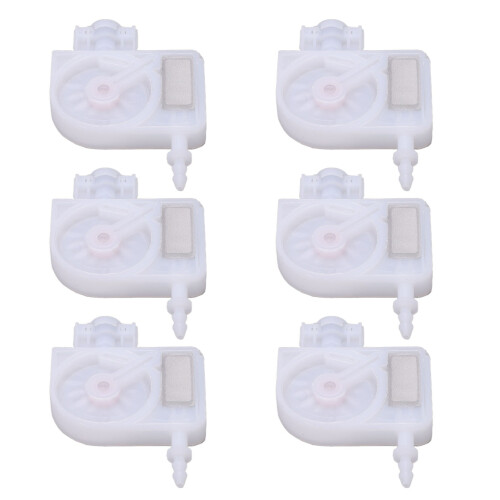 6Pcs White Ink Damper Replacement for DX5/6/7 Printers, PP Material 1