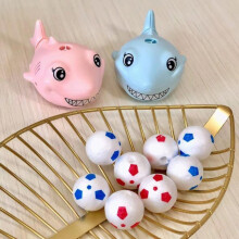Tirelire de suspension en forme de requin cartoon, rechargeable via USB, bleu et rose, 1368cm