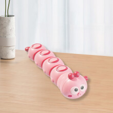 Cute Pink Baby Clockwork Crawling Toy for Parent-Child Play