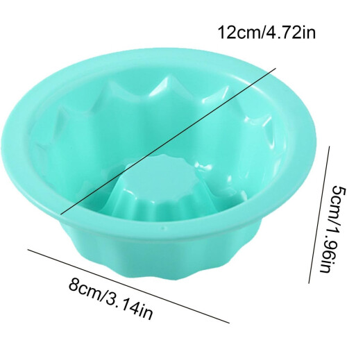 Silicone Cupcake Baking Cups  Non Stick Muffin Liners for Kitchen, Cafe, Home 2