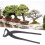 Steelwork Splinter Scissors Beginner Bonsai Scissors Vouiu Bonsai Modelling Tools 210mm Garden 4