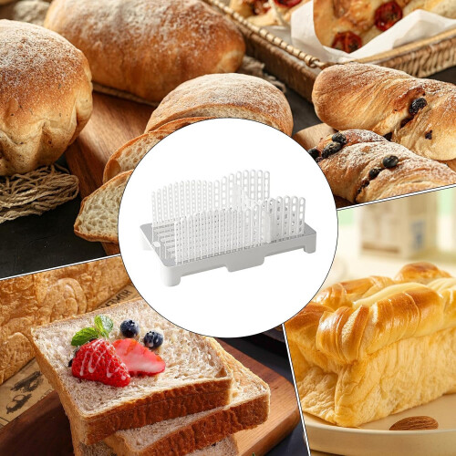 Manual Bread Slicer  Homemade Bread Slicing Cutter Tool  Adjustable Width, Foldable 2