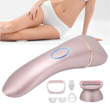 IPX6 Waterproof Electric Hair Remover Epilator 600mAh Wet Dry Dual Use