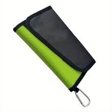 Fishing Lure Storage Wallet 6 Pocket Artificial Baits Inner Bag Soft Baits Case With Carabiner