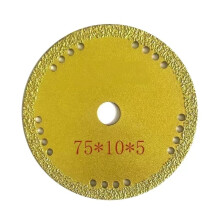 Diamond Saw Blades 3 Inch 75mm Special Cutting Wheel For Glass Jade Ceramic Tile Marble Yellow