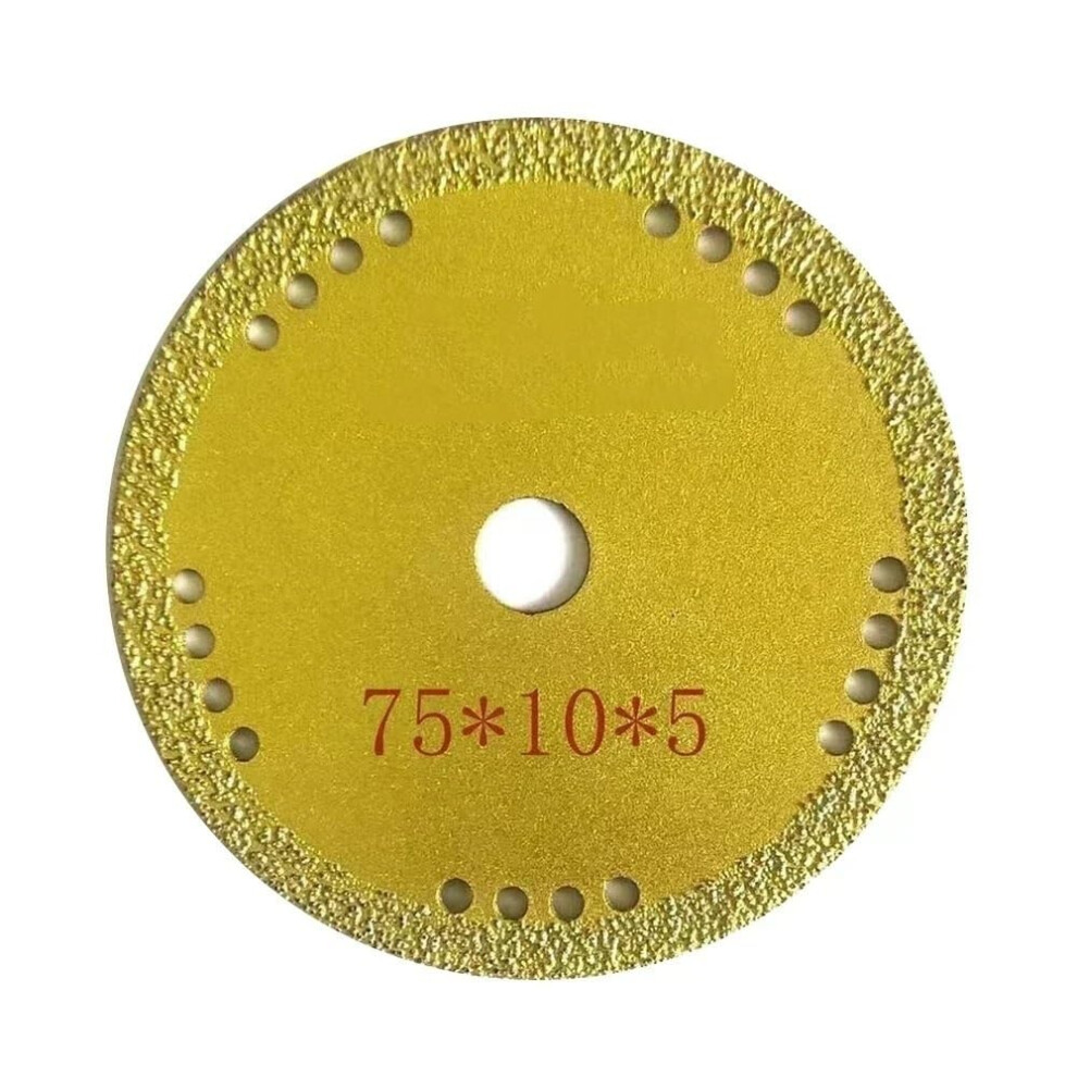 Diamond Saw Blades 3 Inch 75Mm Special Cutting Wheel For Glass Jade Ceramic Tile Marble Yellow 9426802598179