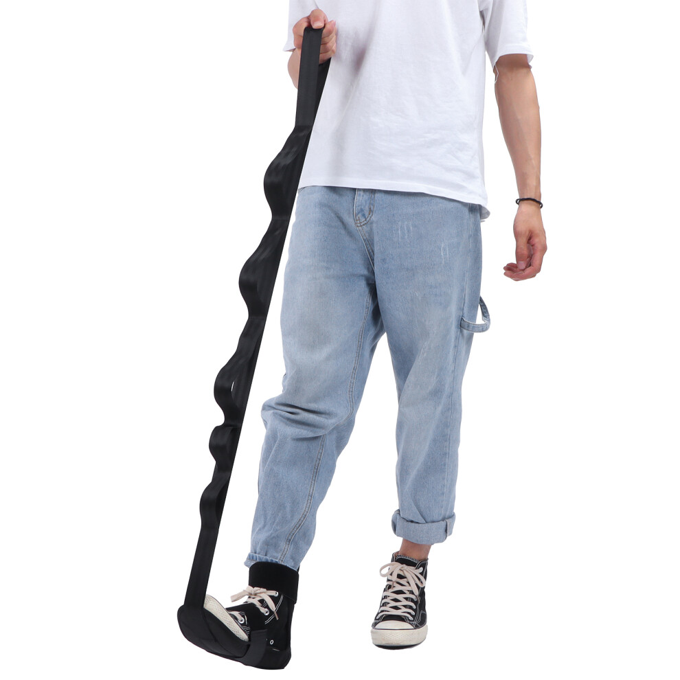 Ligament Rehab Ankle Support Strap Yoga Belt 145cm Black