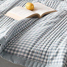 200x230cm Washable Cotton Summer Quilt Lightweight Comforter for Children & Adults
