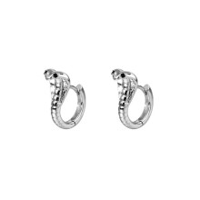 S925 Cobra Ear Cuff for Men, Edgy Snake Earring Bold Statement