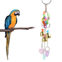 Bird Bell Toy 27cm Safe Chew & Climb Parrot Toy with Sweet Sound