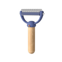 Undercoat Rake Brush DoubleSided Dematting Rake For LongHaired Cats Model C Cat Grooming Tool