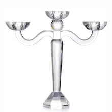 Candle Holders Crystal 3Arm Taper Candlestick Candelabra For Table Centerpiece Wedding Christmas Home Decor