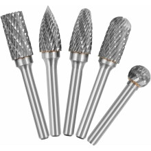 Hartmetall-Rotationsfeilensatz, Vollhartmetall-Rotationsfräser-Set mit 6-mm-Schaft und 10-mm-Kopf für hohe Bearbeitungsqualität,
