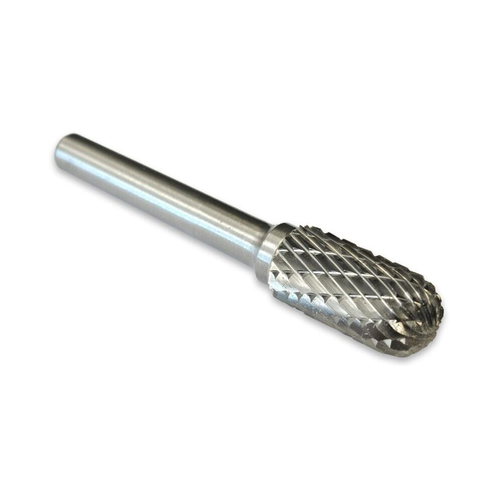 Carbide Burr For Metalworking, Double Cut Cylindrical Radius-End Rotary File For Die Grinder Applications, Tungsten Carbide Precision Grinding Tool 9448196766088
