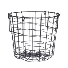 Utility Storage Basket with Easy to Use Features, Multi-function Storage Basket Featuring Durable and Long-Lasting Iron Build, Hollow-out Design Wire